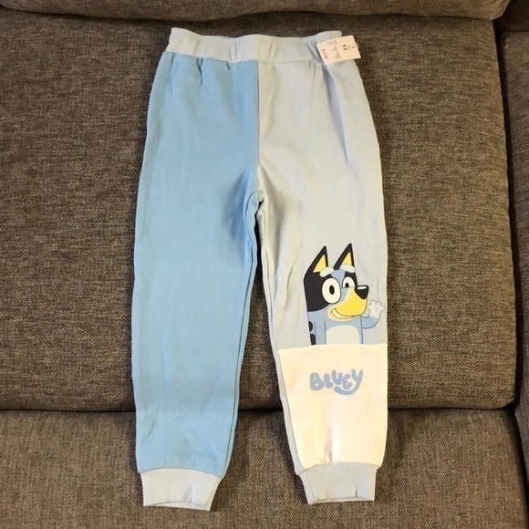 BLUEY Moose Toddler Boy Bluey Sweatshirt Pullover Sweatpants Set Blue 5T - Picture 10 of 16